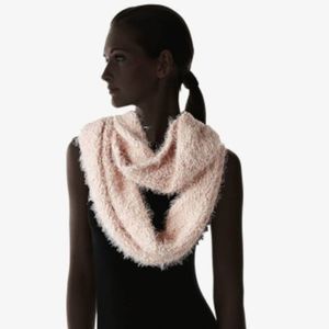 NWT Calvin Klein Boucle Metallic Infinity Scarf